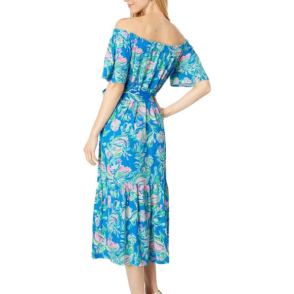 Lilly Pulitzer Off the Shoulder Dress - Picture 3 of 3